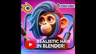 How To Make Realistic Hair Easy In Blender 3D Program