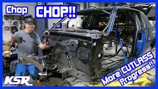 CHOPPING the Front Off of My Cutlass!?!?! What Am I Doing??? KSR Cutlass Build Episode 37!!