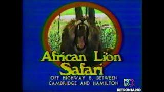 AFRICAN LION SAFARI COMMERCIALS OF THE 1980s