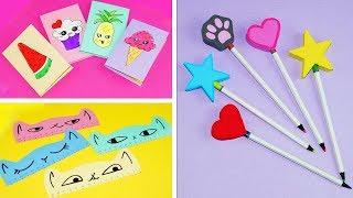 3 DIY School Supplies | Easy DIY Paper crafts ideas