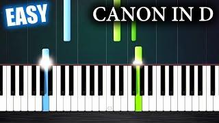 Canon in D - EASY Piano Tutorial by PlutaX