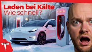 TEST: Tesla Model Y (BYD Akku) bei Kälte laden - überraschendes Ergebnis!