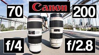 Canon 70-200 f/4l IS II vs f/2.8l IS II USM | Welches ist das beste Teleobjektiv?