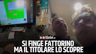 Si finge fattorino ma il titolare lo scopre: uno scherzo finito male