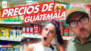  precios y artículos de un SUPERMERCADO de GUATEMALA  ¿qué venden?