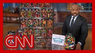 CNN anchor uses gumballs to portray Donald Trump's thousands of false claims