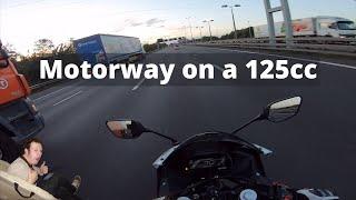 Motorway Ride on 125cc *We Broke The M6 Toll* - Yamaha YZF-R125 #14