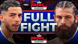 Cold-Blooded Catchweight Fight! | Salvo Giudice v Atilla Kobas | Full Fight | PFL Europe 4 2024