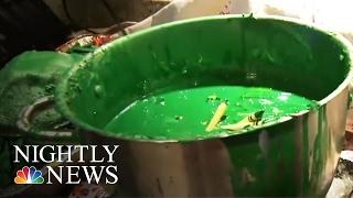 This Dad is Melting Down Thousands of Crayons to Help Children in Need | NBC Nightly News