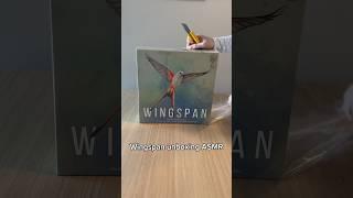 Unboxing Wingspan ASMR (the cutest board game that can be played SOLO!)