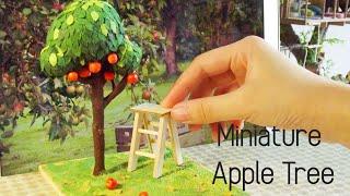  Miniature Apple Tree - Polymer Clay Tutorial feat. Nendoroid Italy