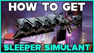 DESTINY 2 LIGHTFALL How To Get SLEEPER SIMULANT Exotic Linear Fusion Rifle