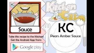 Pears Amber Sauce - Kitchen Cat