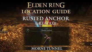 Elden Ring - Rusted Anchor Location | Morne Tunnel Location & Item Walkthrough | Weeping Peninsula