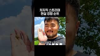 치지직 스트리머 현실 강함 순위