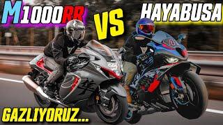 BMW M1000RR VS 2 HAYABUSA  NASIL GAZLAR :) OTOBAN VLOG