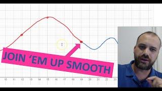 Joining two functions so that their gradients match: Part 1 (Maths Methods PSMT IA1 prep)