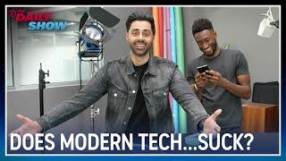 Hasan Minhaj Tries to Convince Marques Brownlee That Modern Tech Sucks | The Daily Show