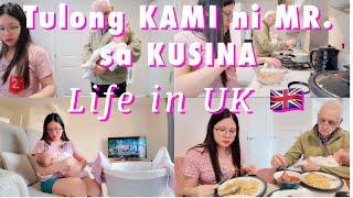 LIFE IN UK |DAY IN MY LIFE VLOG COOKING WITH HUSBAND ‍ |HOUSEHOLD CHORES|FILIPINA BRITISH COUPLE