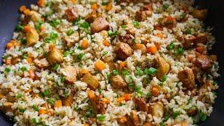 Chicken Fried Rice! How to make easy Chicken Fried Rice at home!