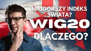 WIG20 najsłabszym indeksem świata  Dlaczego polskie spółki są takie słabe? 