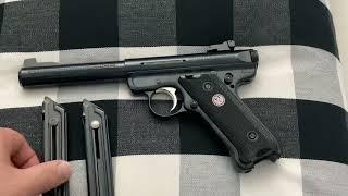 Ruger Mark III Target pistol. A mid series run pistol that put Bill Ruger on the map. .22lr target