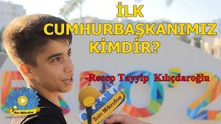 İLK CUMHURBAŞKANI'MIZ KİMDİR ? - SARI MİKROFON