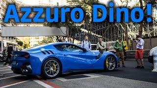 Azzuro Dino Ferrari F12tdf in Monaco!!