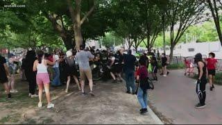 Protesters gather outside White House demanding justice for George Floyd's death in Minneapolis