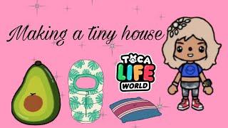 Sofi is creating a tiny house #TocaLifeWorld. Making a tiny house Toca Boca.