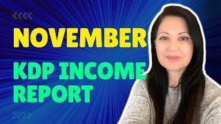 Income Report November - Tips on how you can increase your book sales