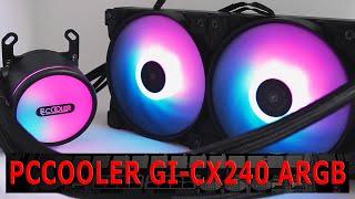 PCCooler GI-CX240 AIO ARGB Effects Video