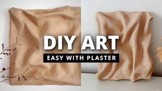 BEST TEXTURED 3d WALL ART Tutorial | DIY Plaster Art