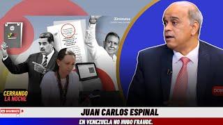 "Juan Carlos Espinal: 'En Venezuela no hubo fraude electoral'"