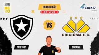 Botafogo x Criciúma | AO VIVO | Campeonato Brasileiro 2024 | Rádio Craque Neto