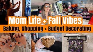 FALL IS IN THE AIR |  HALLOWEEN HAUL , DECORATING ON A BUDGET, DELICIOUS RECIPES + MORE | mom vlog