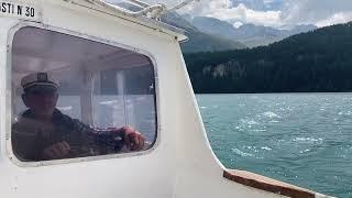 Eine Schifffahrt auf dem Silsersee