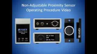 Non-Adjustible Proximity Sensor Operating Procedure