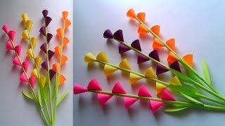 Easy and beautiful paper flower making | DIY paper flower craft || SUNIL CREATION