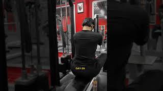 Day 39 my body transformation back workout iron gym saraimeer Azamgarh azmi fitness 07 boy 