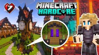 Building a CLOCKTOWER Nether Portal! -- Minecraft Survival Let's Play [Episode 7]