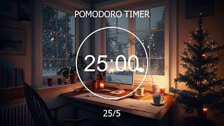 25/5 Pomodoro Timer ~ Study Room with Lofi Mix And Birds Sounds ︎ Focus Station