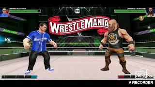 WWE MAYHEM  WRESTLEMANIA 37 SHANE MCMAHON VS BRAUN STRAWMAN