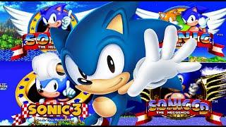 Sonic Origins - Full 100% Playthrough (No Commentary) 4K 60FPS Ultra HD - All Chaos Emeralds