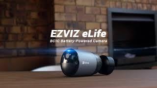 EZVIZ eLife (BC1C) Battery Camera | 210-day protection supported by extended battery life