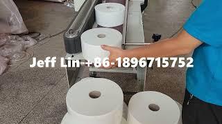 Automatic maxi roll paper cutting machine line