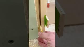 Trimming out a pocket door #shorts #diy #construction #woodworking #carpenter