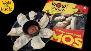 Newly Launched WOW! Momo  ready-to-use Momos Review | Chicken Darjeeling Momos Review