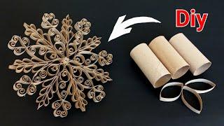 So beautiful! recycling idea with toilet paper rolls 