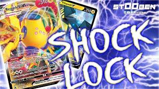 SHOCK & LOCK your opponents OUT of the game with Regieleki VMAX & Vikavolt! - Silver Tempest Pokémon